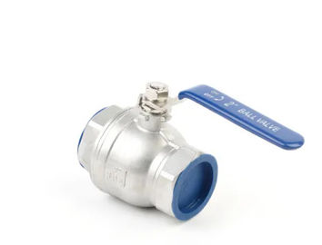 DN8 - volles betriebenes Kugelventil NPT des Hafen-DN50 Floss mit justierbarer Stamm-Verpackung