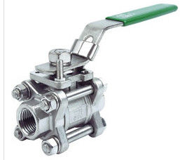 Edelstahl drei Druck 1/2“ - 4&quot; Stück-Kugelventil Schalters 1000PSI Größe