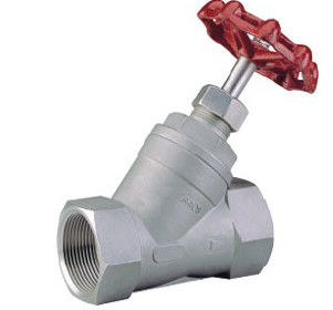 Y Hebel-Operation schreiben des geschraubten Enden-Form-Stahl-Kugel-Ventil-Druck-PN16/PN40